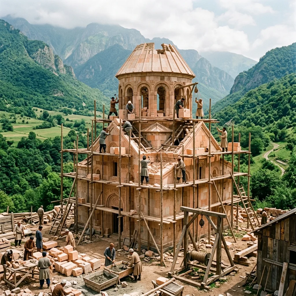 Նոր Գետիկ (Գոշավանք) վանական համալիրի կառուցումը