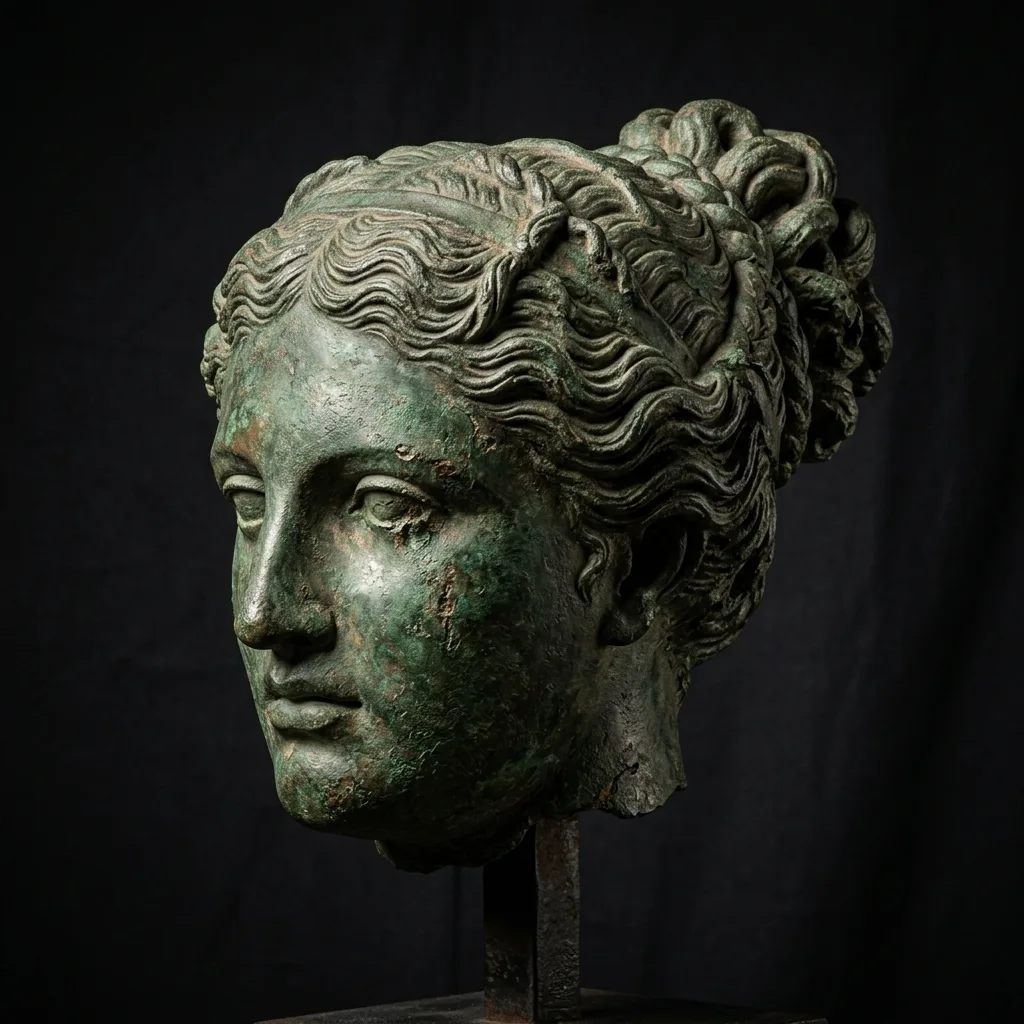The golden statue of Anahit, which was melted in Rome